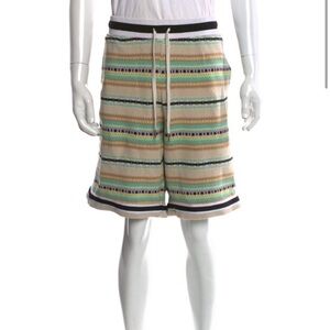 John Elliott Colorblock Pattern Jogger Shorts Men’s S Designer